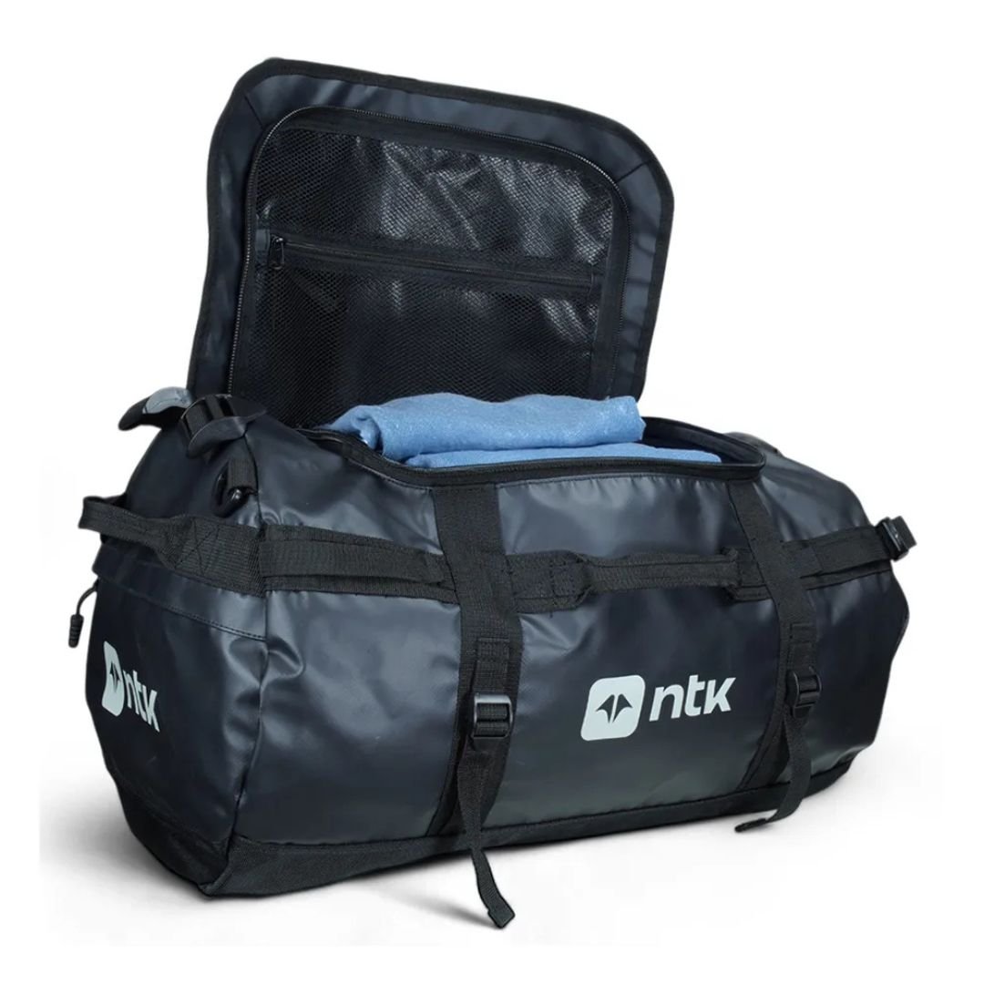 Mochila Duffle Bag NTK para Viagens 50 Litros - Preto