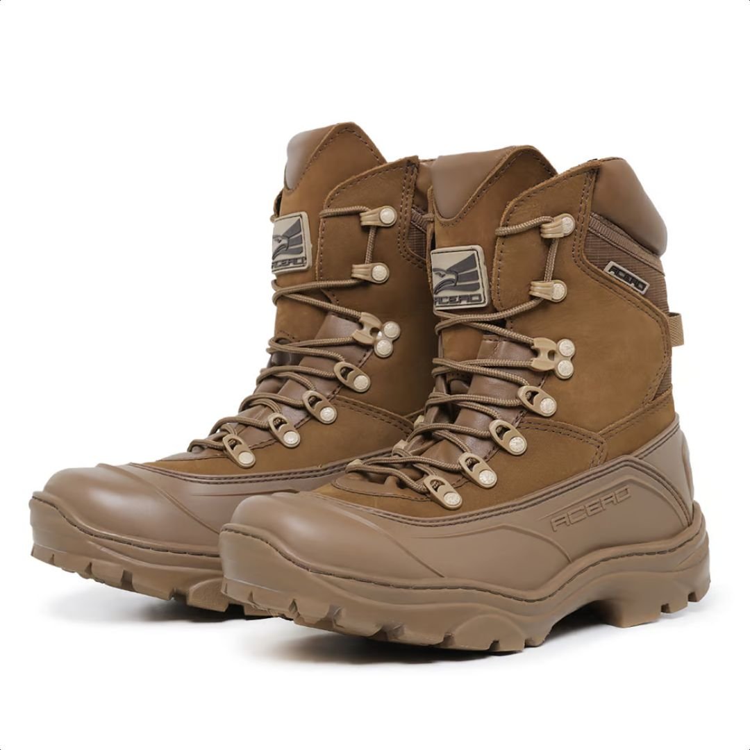 Bota Acero Tiger Pro Nobuck Coyote - Marrom
