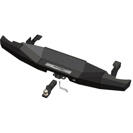 02 para choque traseiro modular com engate toyota hilux