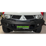 01 parachoque dianteiro com peito de aluminio farois de led inclusos mitsubishi triton